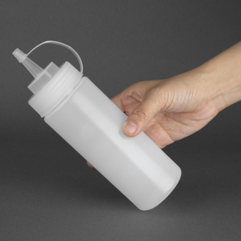 Vogue Clear Squeeze Sauce Bottle 340ml K657