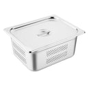 Vogue Stainless Steel Perforated 1/2 Gastronorm Tray 150mm K846-A