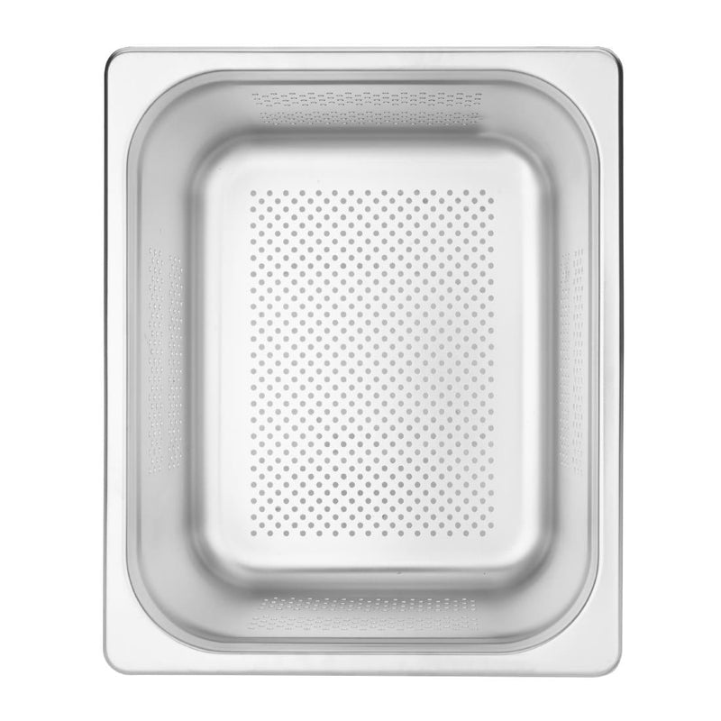Vogue Stainless Steel Perforated 1/2 Gastronorm Tray 150mm K846-A