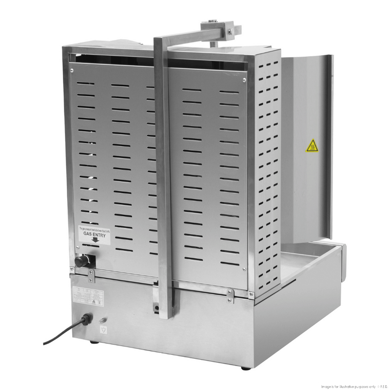 GasMax Semi-automatic 3 Burner LPG Kebab Machine - KB-3LPG