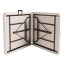 Bolero Centre Folding Utility Table 6ft White L001