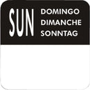 Vogue Removable Day of the Week Labels S151