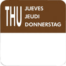 Vogue Removable Day of the Week Labels S151