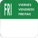 Vogue Removable Day of the Week Labels S151