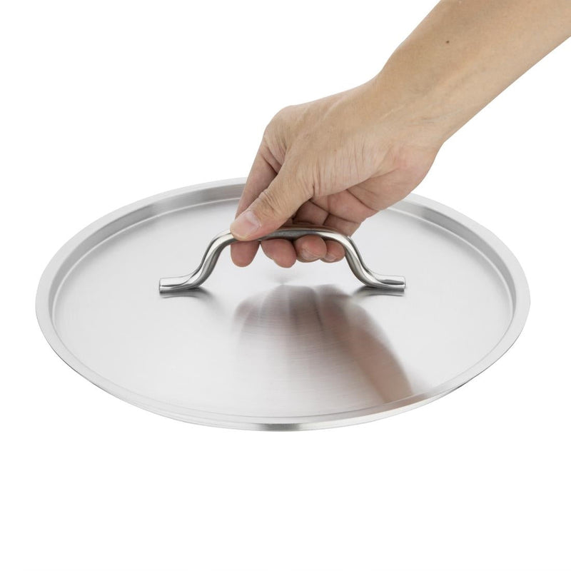Vogue Stainless Steel Saucepan Lid 280mm M951