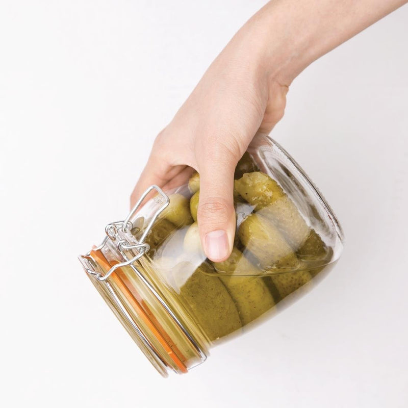Vogue Clip Top Preserve Jars 750ml P491