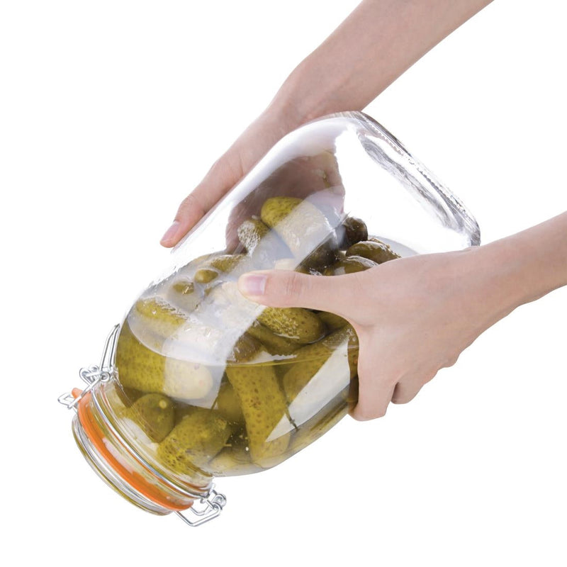 Vogue Clip Top Preserve Jars 3Ltr P495