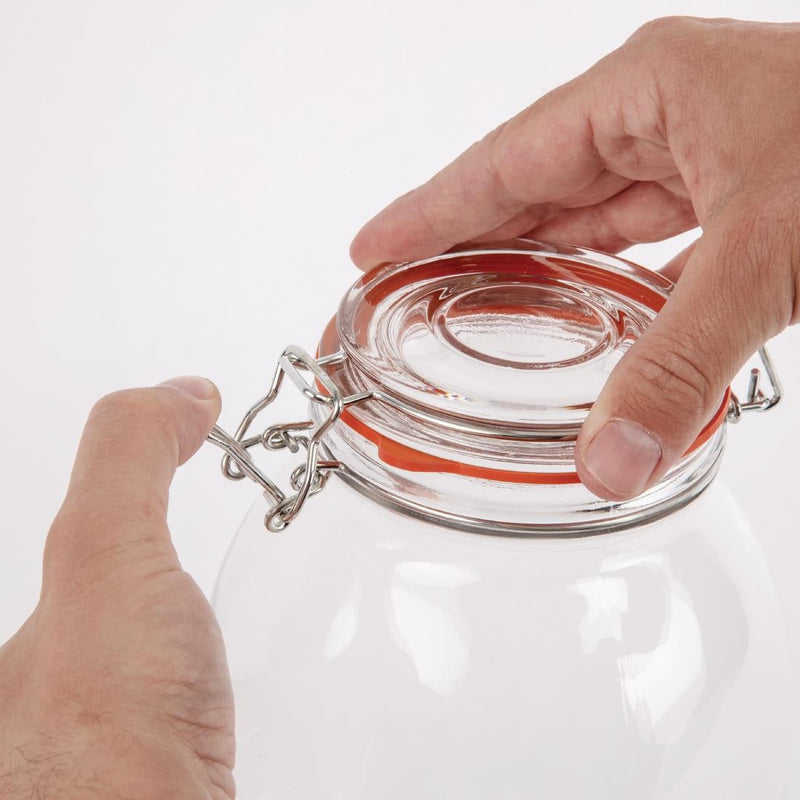 Vogue Clip Top Preserve Jars 3Ltr P495