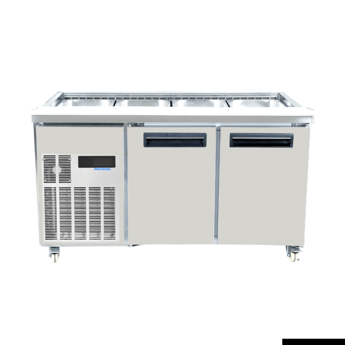 Thermaster Two Door Cold Bench Salad Station 4X1/1 GN Pans PG150FA-XB