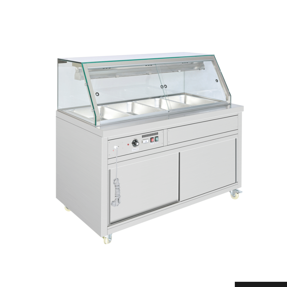 Thermaster Wet and Dry Bain Marie Display 4x1/1 GN Pans - PG150FE-XG