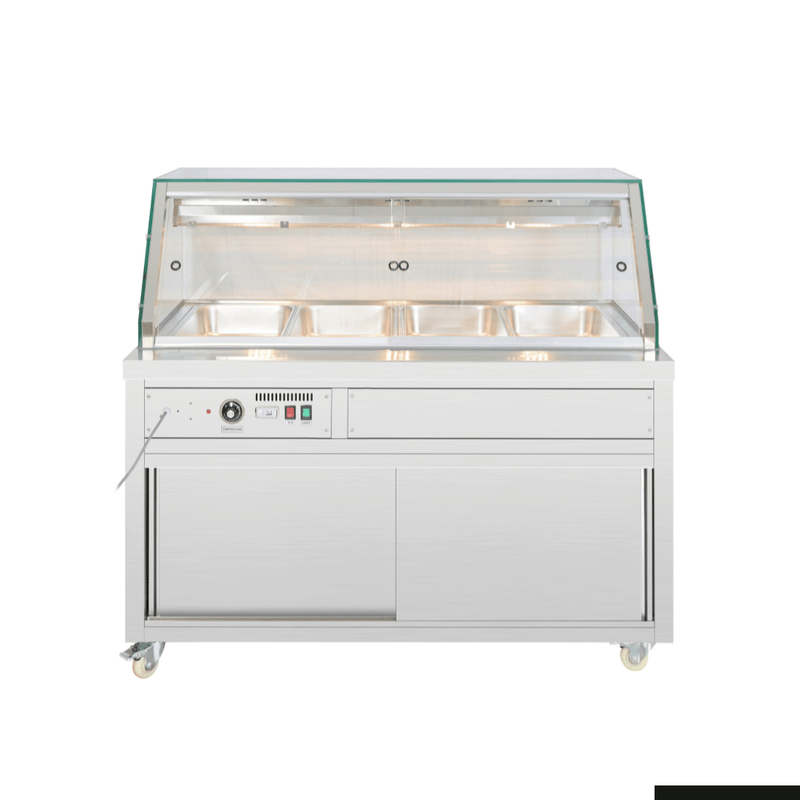 Thermaster Wet and Dry Bain Marie Display 4x1/1 GN Pans - PG150FE-XG