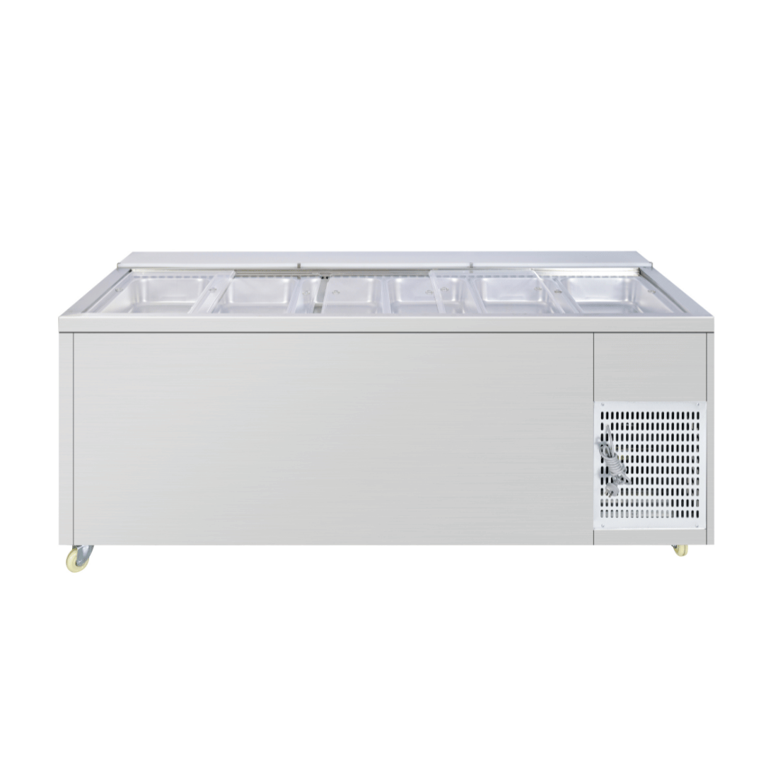 Thermaster Three Door Cold Bench Salad Station 6x1/1 GN Pans - PG210FA-XB