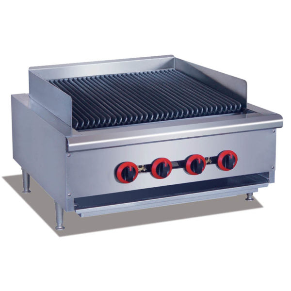 Gasmax LPG Gas 4 Burner Char Grill Top - QR-24ELPG