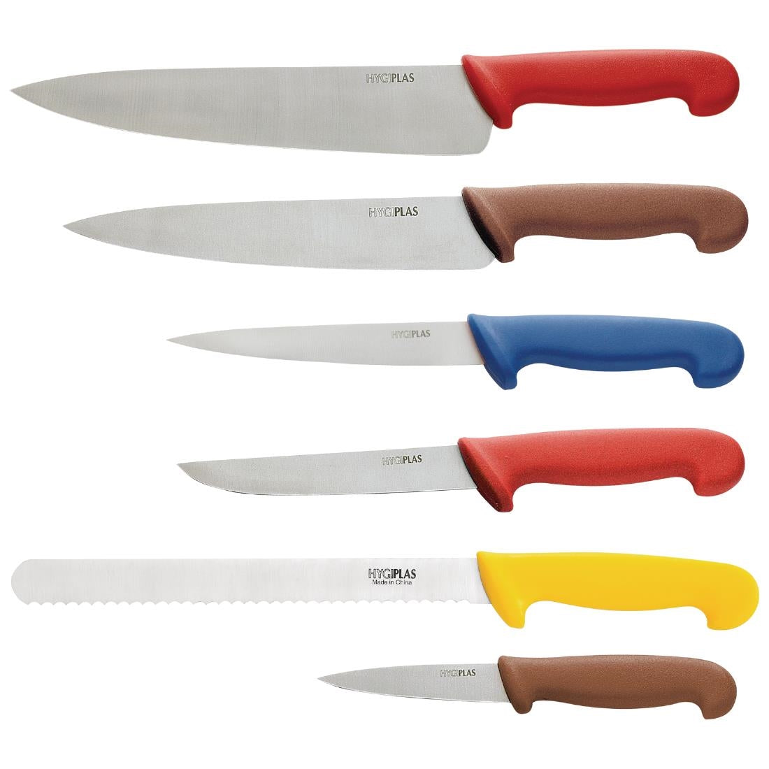 Hygiplas Colour Coded Chefs Knife Set S088