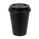 Special Offer Fiesta Recyclable Black Hot Cups and Lids 340ml (Pack of 1000) SA433