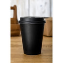 Special Offer Fiesta Recyclable Black Hot Cups and Lids 340ml (Pack of 1000) SA433