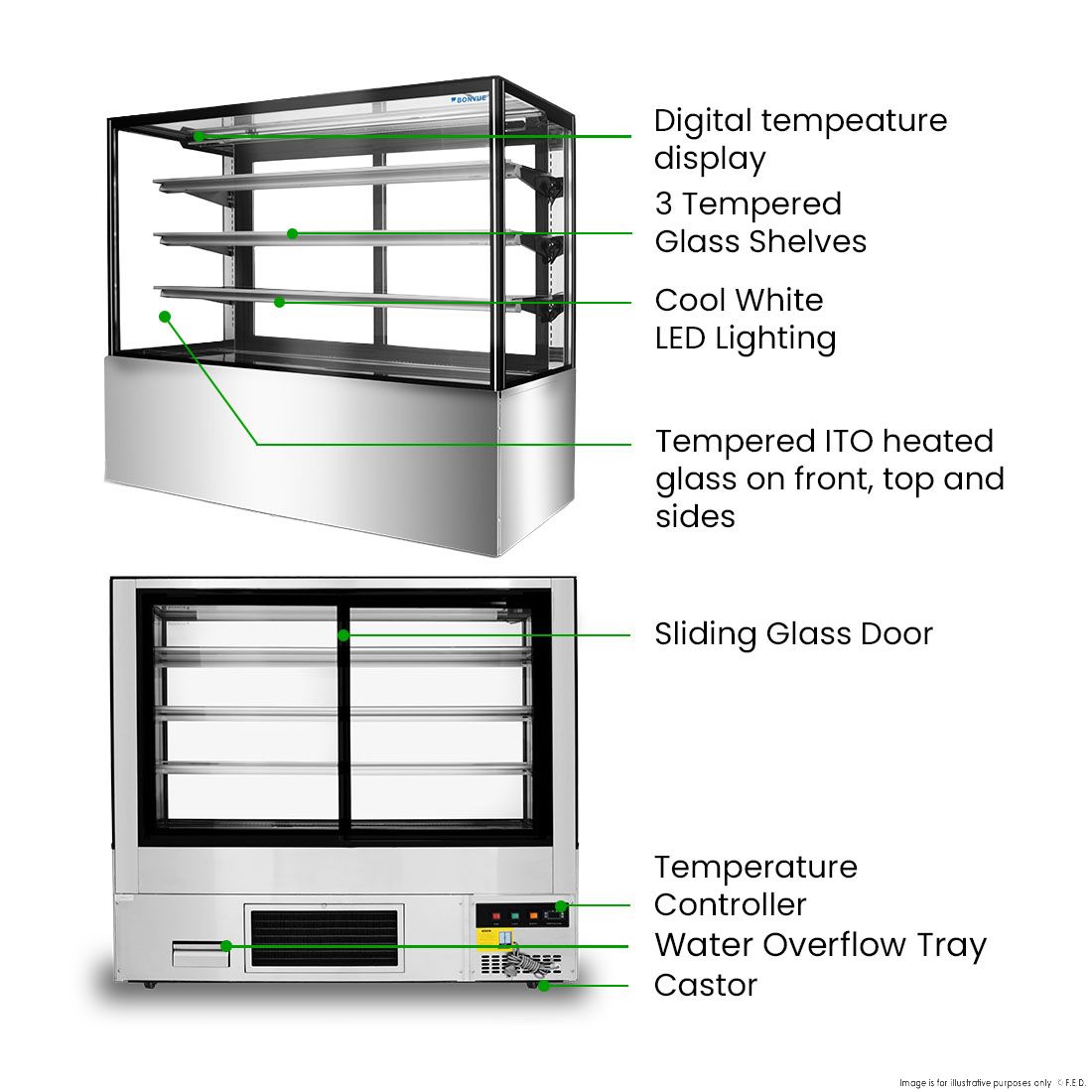 BONVUE Cake Display - SF860V