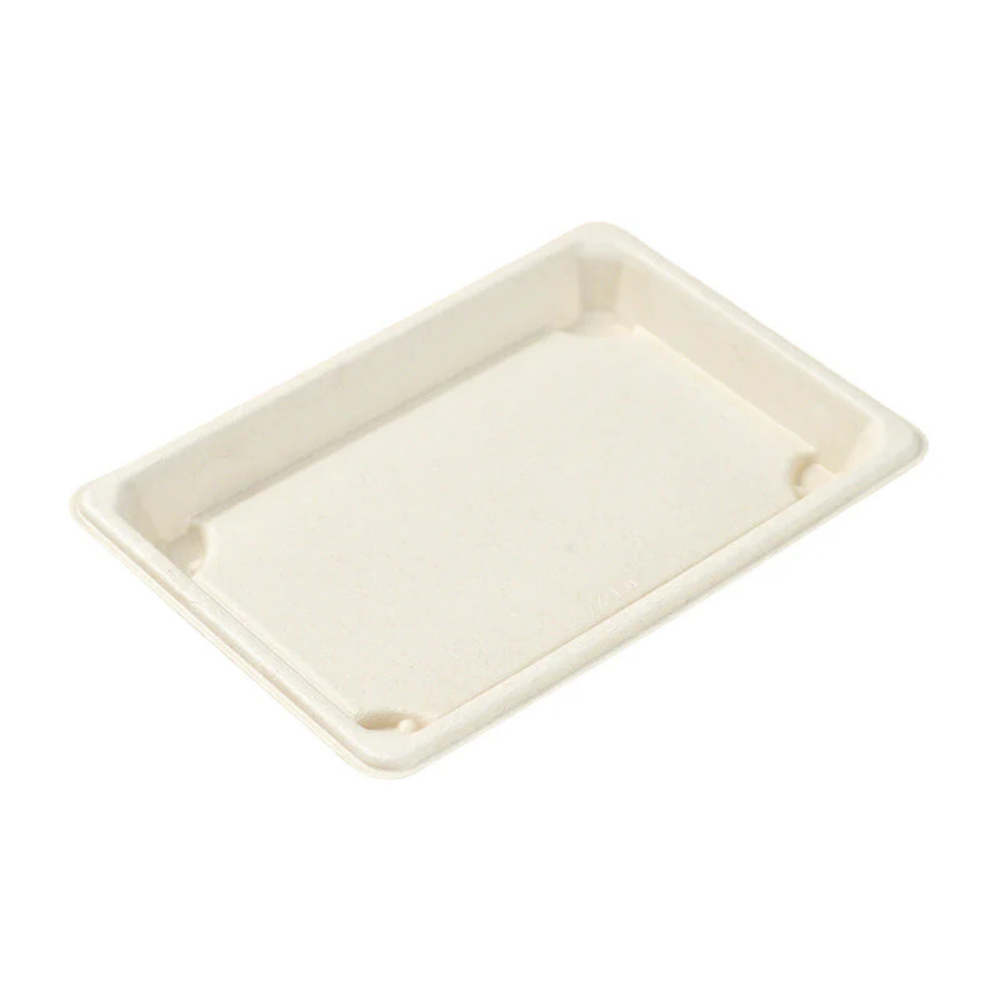PakMax 6.5"x3.5"x0.8" Sugarcane Sushi Tray - ST-04