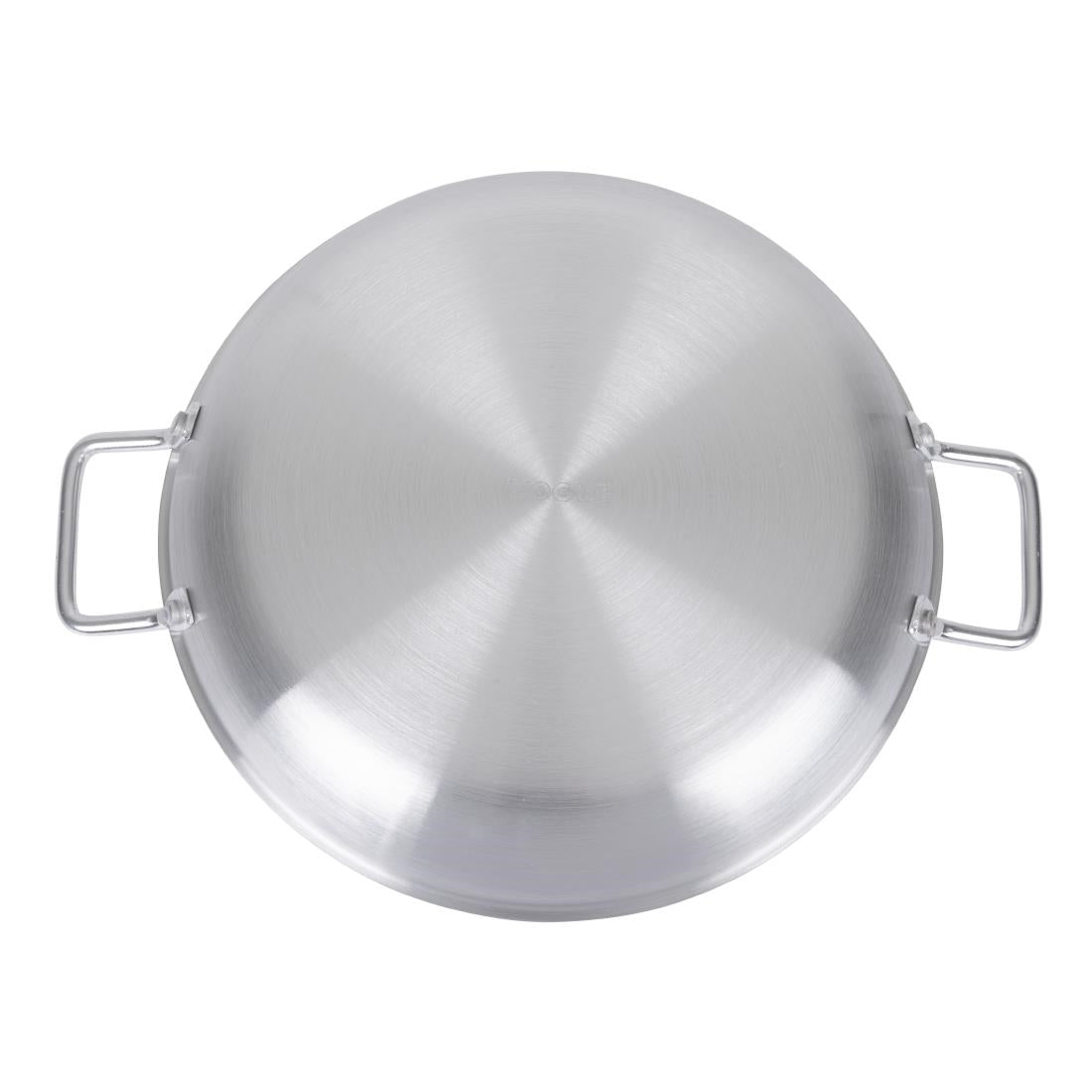 Vogue Aluminium Non-stick Teflon Platinum Plus Paella Pan 35cm HT990
