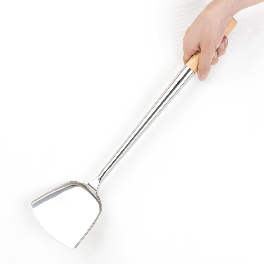 Vogue Chinese Style Stainless Steel Spatula 460mm U031