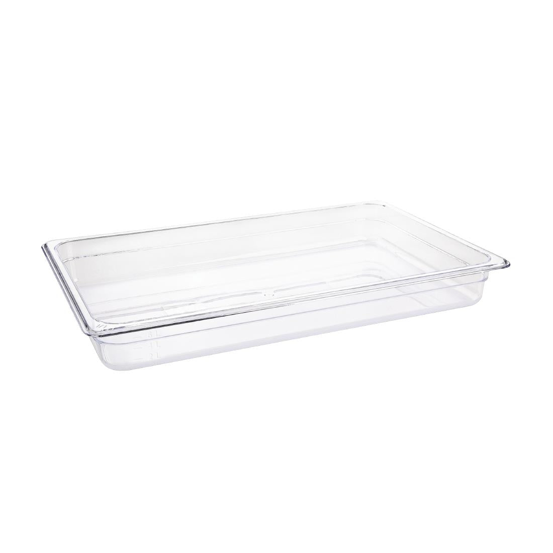 Vogue Clear Polycarbonate 1/1 Gastronorm Tray 65mm U224