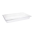 Vogue Clear Polycarbonate 1/1 Gastronorm Tray 65mm U224