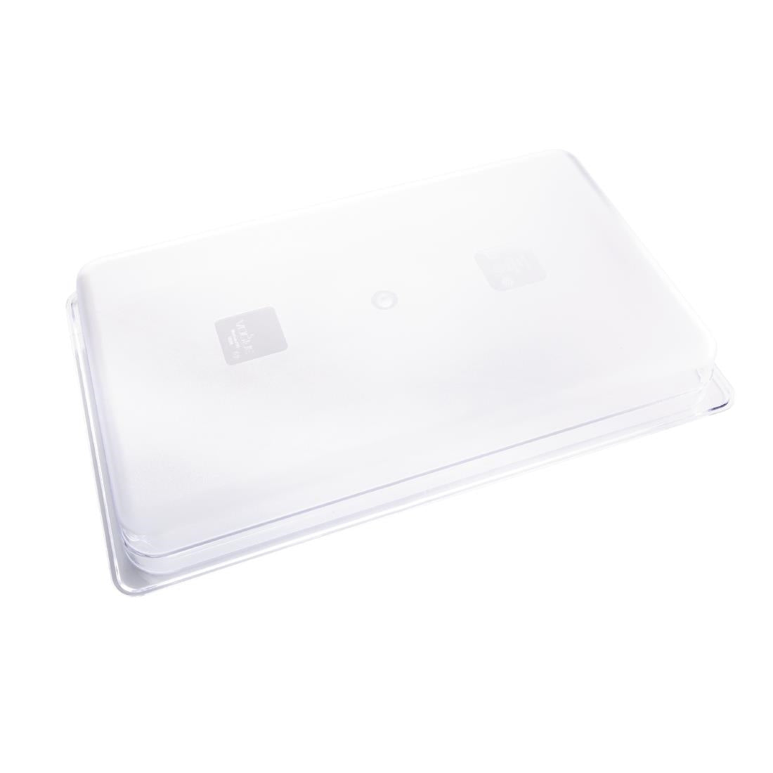 Vogue Clear Polycarbonate 1/1 Gastronorm Tray 65mm U224