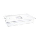 Vogue Clear Polycarbonate 1/1 Gastronorm Tray 100mm U225