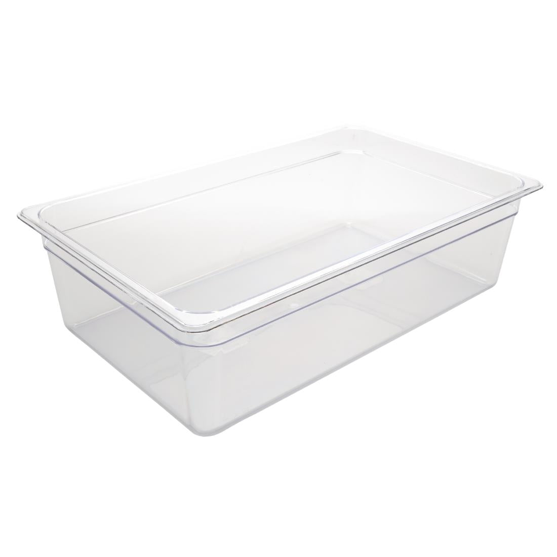 Vogue Clear Polycarbonate 1/1 Gastronorm Tray 150mm U226