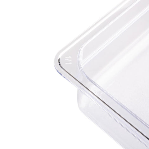 Vogue Clear Polycarbonate 1/1 Gastronorm Tray 200mm U227