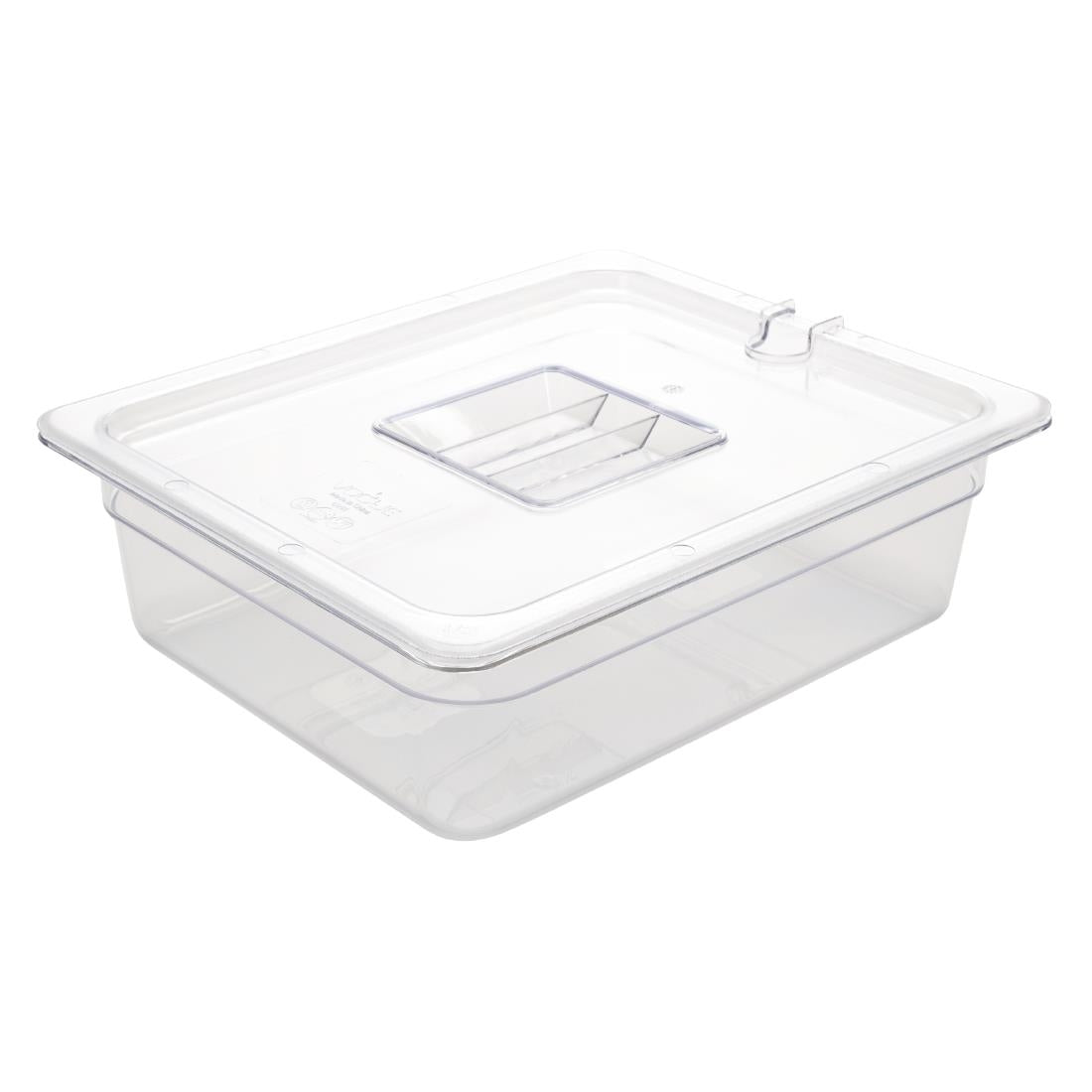 Vogue Clear Polycarbonate 1/2 Gastronorm Tray 100mm U229