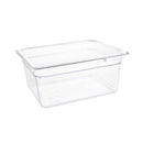 Vogue Clear Polycarbonate 1/2 Gastronorm Tray 150mm U230