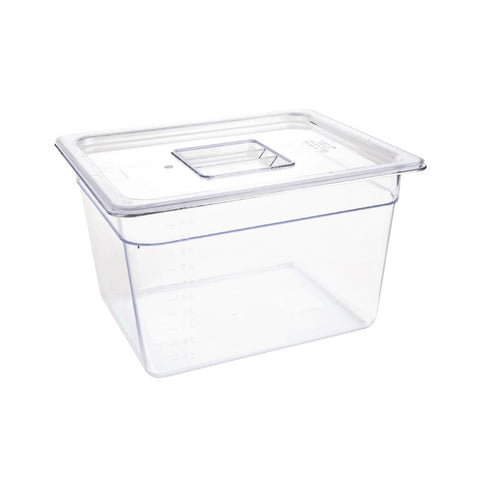 Vogue Clear Polycarbonate 1/2 Gastronorm Tray 200mm U231
