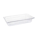Vogue Clear Polycarbonate 1/3 Gastronorm Tray 65mm U232