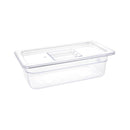 Vogue Clear Polycarbonate 1/3 Gastronorm Tray 100mm U233