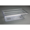 Vogue Clear Polycarbonate 1/3 Gastronorm Tray 100mm U233