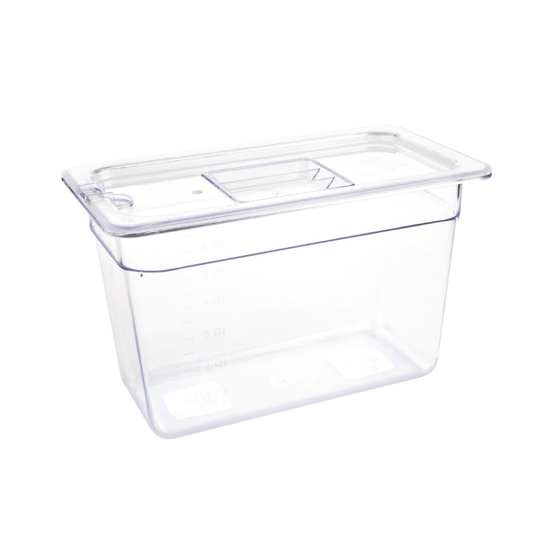 Vogue Clear Polycarbonate 1/3 Gastronorm Tray 200mm U235