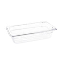 Vogue Clear Polycarbonate 1/4 Gastronorm Tray 65mm U236