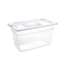Vogue Clear Polycarbonate 1/4 Gastronorm Tray 150mm U238