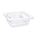 Vogue Clear Polycarbonate 1/6 Gastronorm Tray 65mm U239