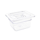 Vogue Clear Polycarbonate 1/6 Gastronorm Tray 100mm U240