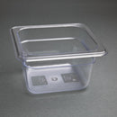 Vogue Clear Polycarbonate 1/6 Gastronorm Tray 100mm U240