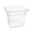 Vogue Clear Polycarbonate 1/6 Gastronorm Tray 150mm U241