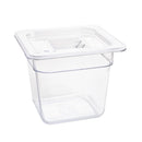 Vogue Clear Polycarbonate 1/6 Gastronorm Tray 150mm U241