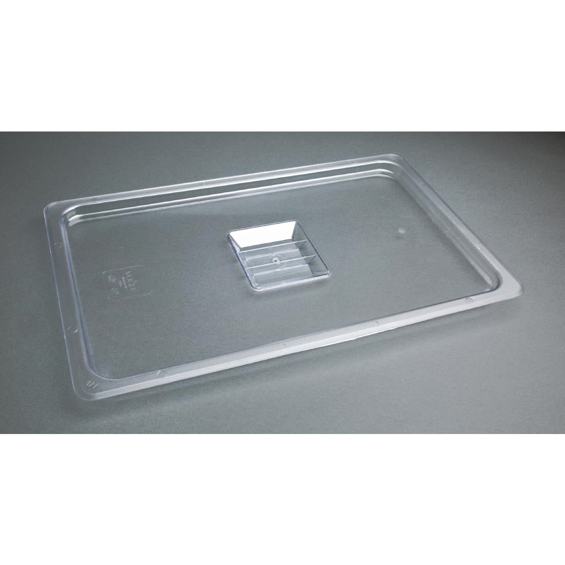 Vogue Clear Polycarbonate 1/1 Gastronorm Lid U244
