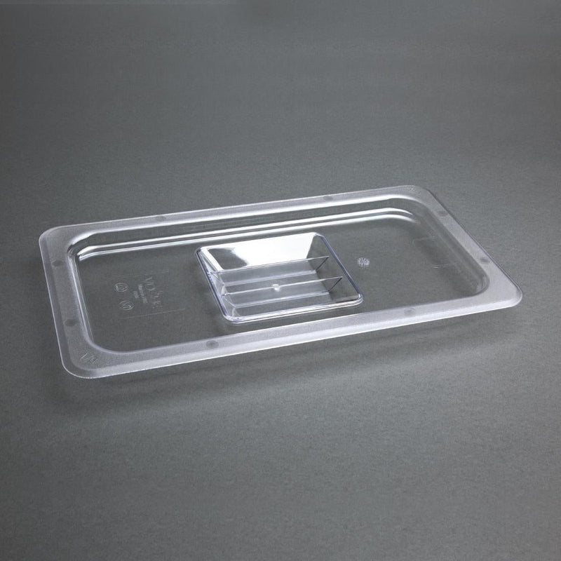 Vogue Clear Polycarbonate 1/3 Gastronorm Lid U246