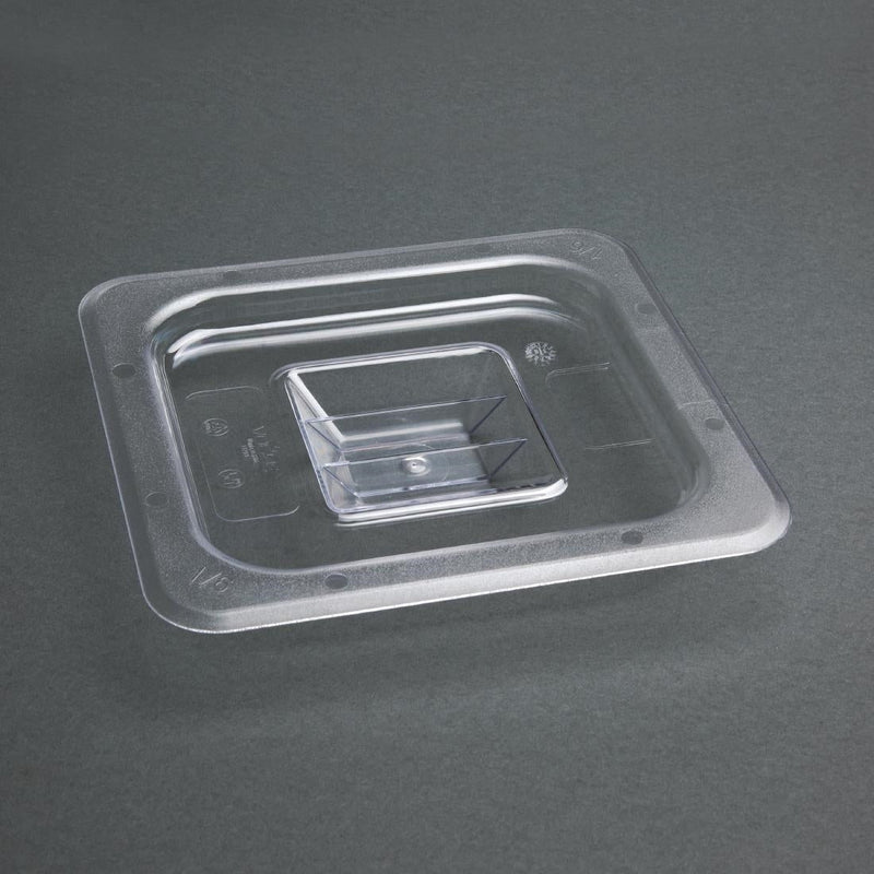 Vogue Clear Polycarbonate 1/6 Gastronorm Lid U248