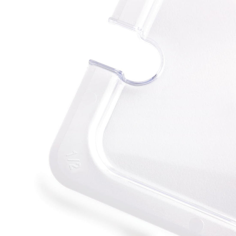 Vogue Clear Polycarbonate 1/2 Gastronorm Lid Notched U251