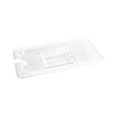 Vogue Clear Polycarbonate 1/4 Gastronorm Lid Notched U253