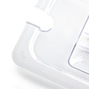 Vogue Clear Polycarbonate 1/4 Gastronorm Lid Notched U253